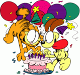 GarfieldOdieBirthday.gif